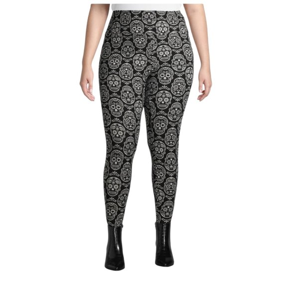 Terra & Sky Pants - Sugar Skull/Halloween Leggings - WN23